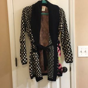 Tribal Print Long Cardigan